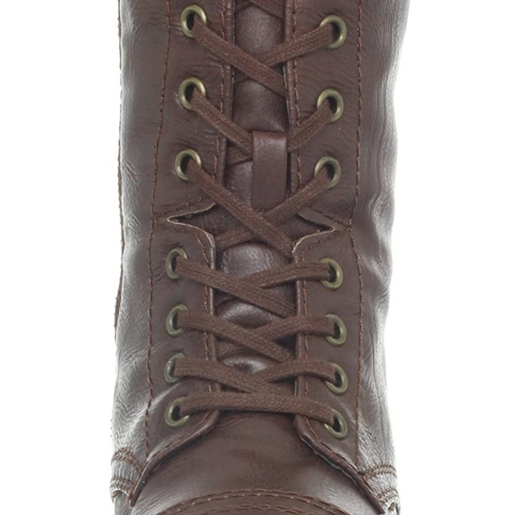 Rampage Women's Jespon Lace Up Mid-Calve Boots Size 6M - Picture 2 of 13